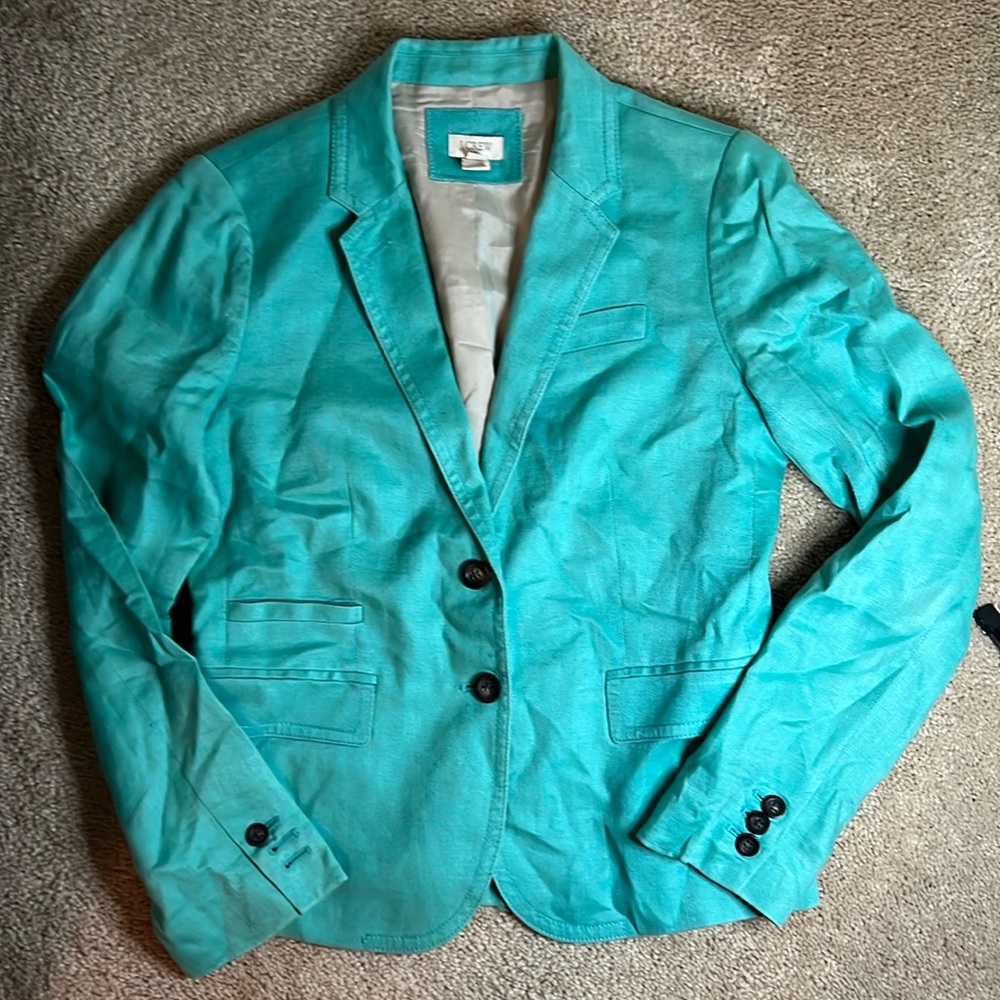 J Crew Women’s Linen Blazer Size 4